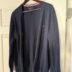 Tommy Hilfiger Cotton Cardigan Navy L